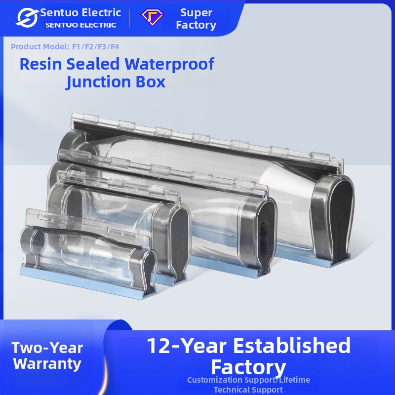 Kutija za kabelske spojeve za podzemno cestovno osvjetljenje — najlon kućište, vodootporno brtvljenje ljepilom, IP68, serija F1/F2/F3/F4