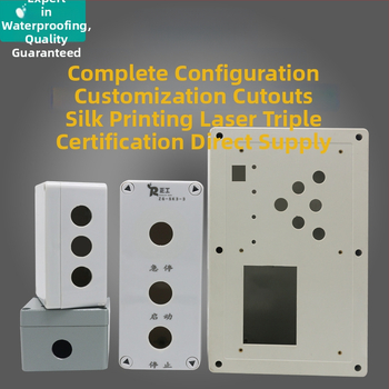 Zhengong Electric Vonkajšia vodotesná plastová krabica na elektrické spoje s priehľadným krytom pre vnútorné aj vonkajšie použitie