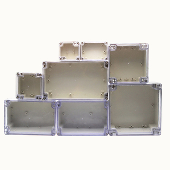 Zhengong Electric Cutie plastic impermeabilă pentru conexiuni electrice, cu capac transparent, pentru interior și exterior