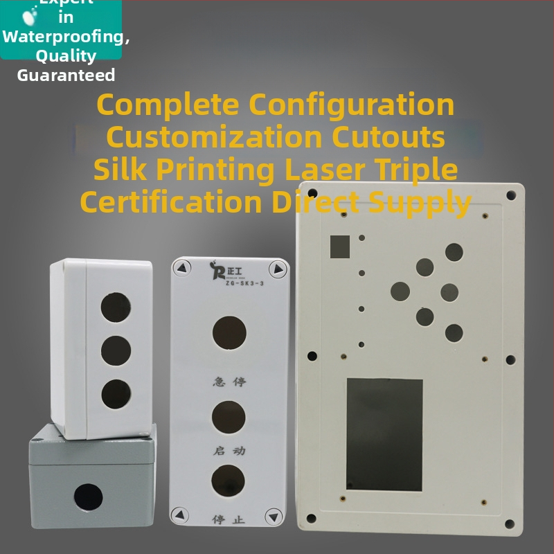 Zhengong Electric Vonkajšia vodotesná plastová krabica na elektrické spoje s priehľadným krytom pre vnútorné aj vonkajšie použitie