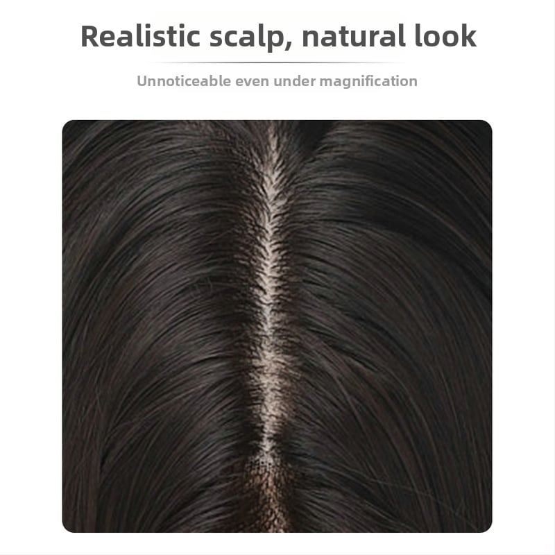 Xinyi SZ-22 parukas: pikkade sirged juuksed, kaldus bangs, täielikult käsitsi õmmeldud, kõrge temperatuuriga traat