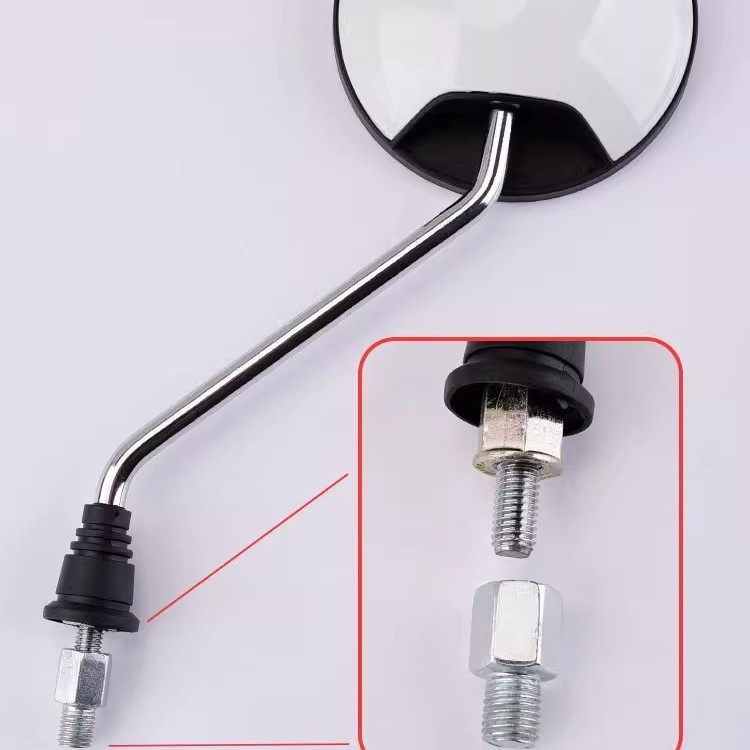 Adaptor pentru oglinda motocicletă electrică, convertor de la 10 mm la 8 mm, filet drept – Kepu