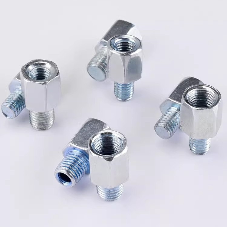 Adaptor pentru oglinda motocicletă electrică, convertor de la 10 mm la 8 mm, filet drept – Kepu