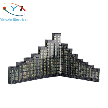 TB tipo terminal blokas kabelių jungtis - 3/4/5/6/8/10/12 pozicijų, jungčių dėžutė, IP66, 15A