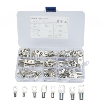 CNHH HSC120Y Ansamblu terminale din cupru placat cu staniu, 120 buc., SC6-25
