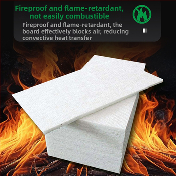 Stiklo vilnos šilumosizoliacinė plokštė, stačiakampio formos pluoštinė struktūra, klasė A priešgaisrinė, terminė ir garso izoliacija