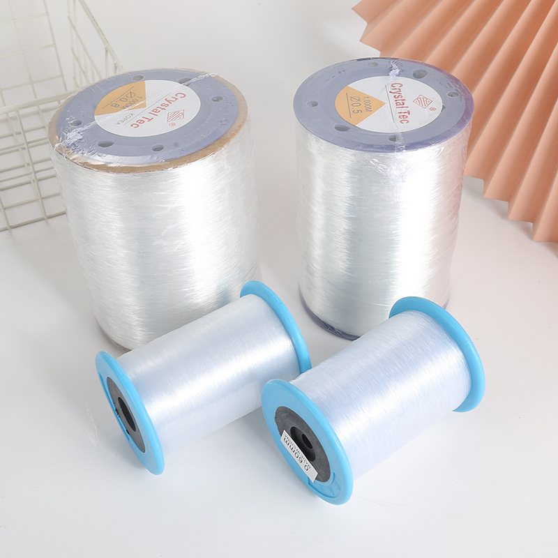 Perlų mezgimo medžiaga: skaidrus siūlas rankų darbo papuošalams, mechaninis apdirbimas, kilmė Yiwu, prekinis ženklas Nantong Rhinestone, 2021 m. vasara, Originalus dizainas