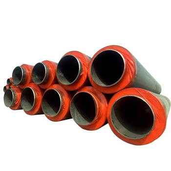 Poliuretano izoliuotas plieninis vamzdis su plienos šerdimi; darbinė temperatūra -60–140°C; šilumos laidumas 0,033 W/mK; apkrovos atsparumas ≥0,38