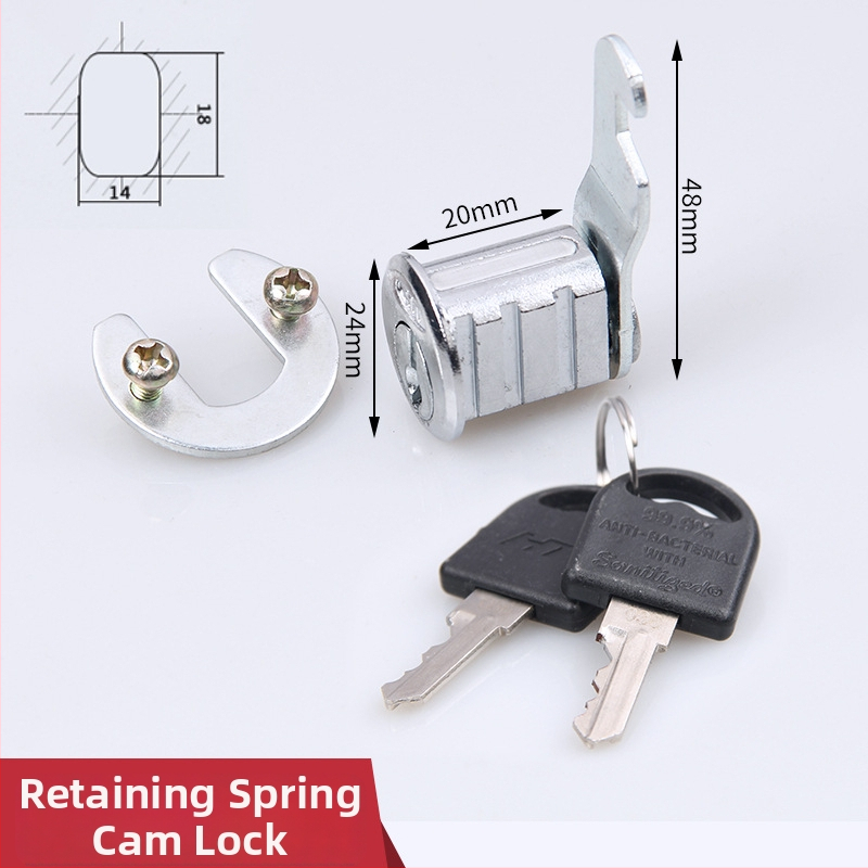 Circlip Lock Kapp Lukustaja Failide Kapile, Tsink Alloj, Kaasaegne Minimalistlik Stiil