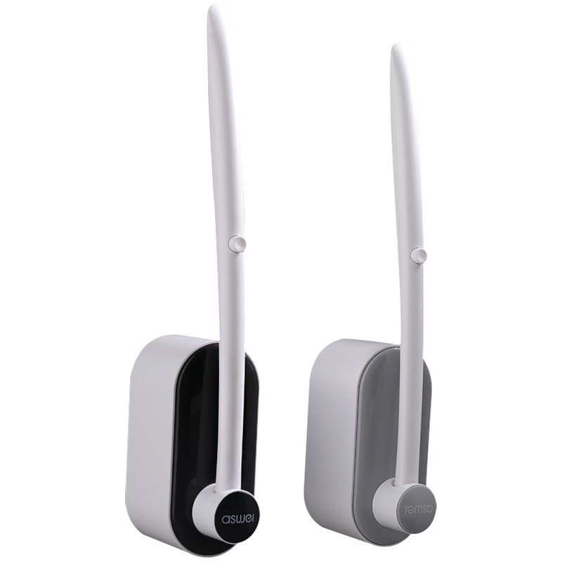 Set de perie de toaletă montat pe perete – plastic; imprimare logo disponibilă; personalizare; etichetă privată disponibilă; ambalaj 40 buc