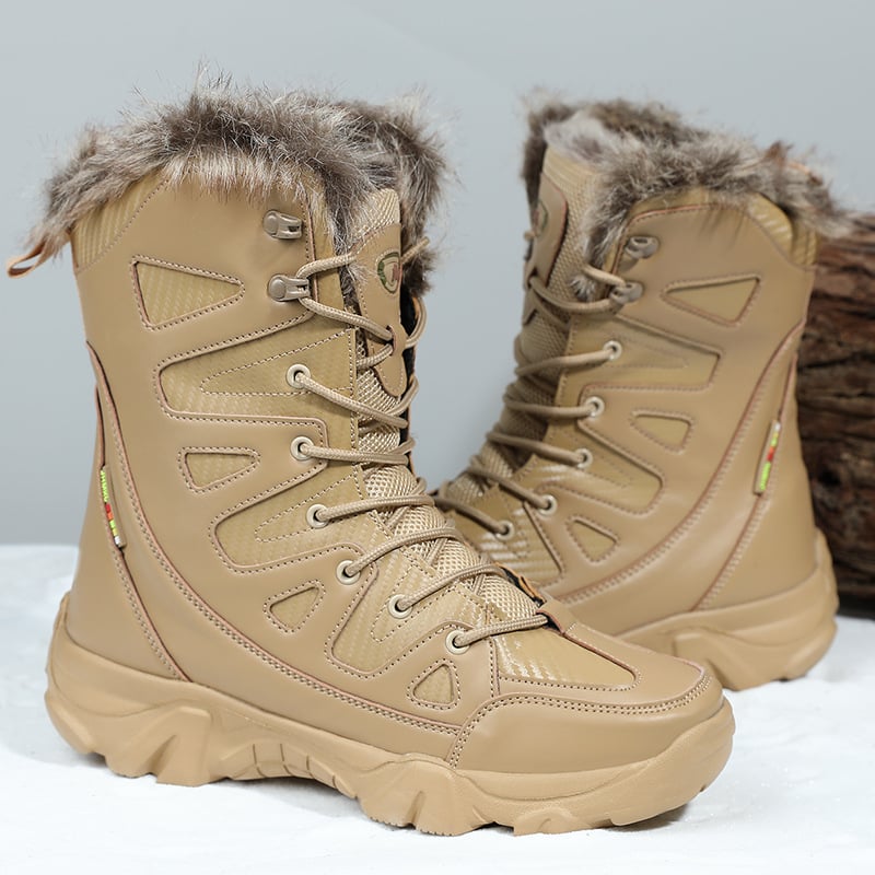 Meeste välised kõrge varbaga matkajalatsid sünteetilisest nahast — vastupidavad kõrbemarsruutidele, ekstreemseteks väljakutseteks, matkad ja telkimine, võitluskunstide enesekaitseks (2103; sünteetiline nahk; täiskasvanud; mehed; ekstreemsed väljakutsed, ma