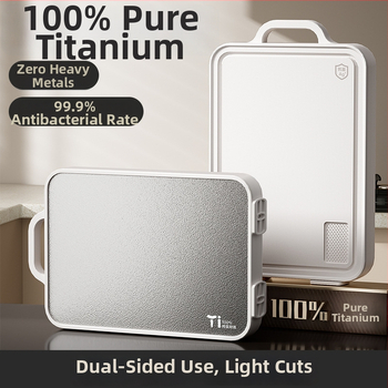 Titanová doska na krájanie, obojstranná, antibakteriálna, proti plesniam, domáca použitie