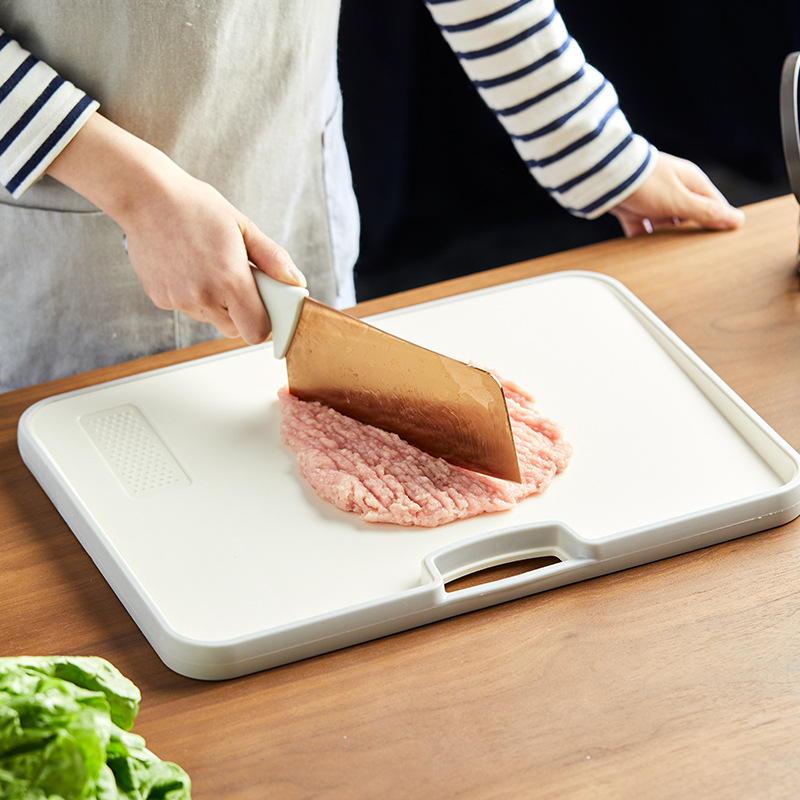 Plastična daska za rezanje za kućnu upotrebu, antibakterijska i otporna na plijesan, dvostrana, kuhinjska, prehrambene klase, za voće