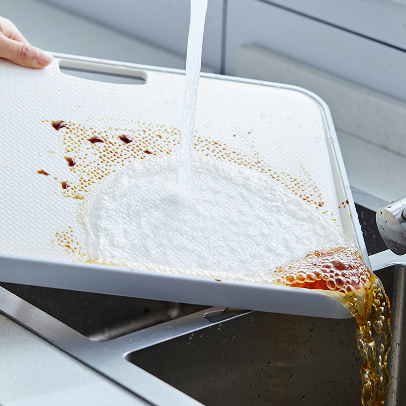 Plastična daska za rezanje za kućnu upotrebu, antibakterijska i otporna na plijesan, dvostrana, kuhinjska, prehrambene klase, za voće