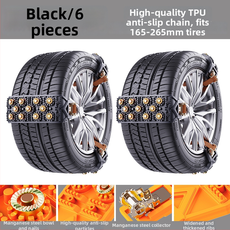 Xueshunda rehvide libisemiskindlad kettide autodele jaoks, universaalne lume kett, mudel Xsd-atn-11 steel bowl, materjal kumm, sobib sedaanile, maasturile, minibussile, MPV-le, pikapile