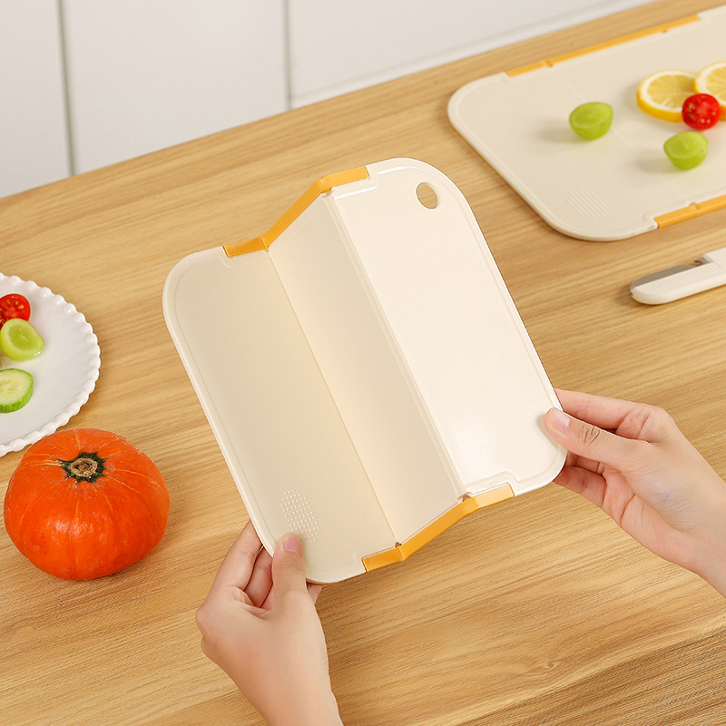 Leiwei φορητή αναδιπλούμενη διπλής όψης σανίδα κοπής, τροφίμων υψηλής ποιότητας, αντιβακτηριακή