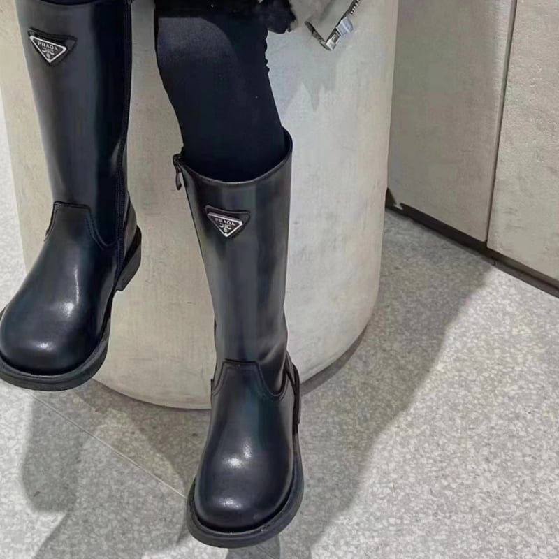 Mergaitei Martin batai Korejiško stiliaus, iš natūralios odos, šoninis užtrauktukas, anti-slydimo gumos pada, 4-16 metų