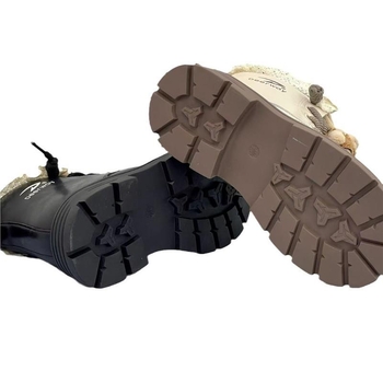 Mali dječji Martin čizme za djevojčice zimu, casual obuća u pustinji, gornji dio od umjetne kože, potplat od gume, uzorak jedinstven, lansiranje jesen 2025