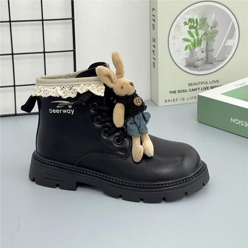 Mali dječji Martin čizme za djevojčice zimu, casual obuća u pustinji, gornji dio od umjetne kože, potplat od gume, uzorak jedinstven, lansiranje jesen 2025