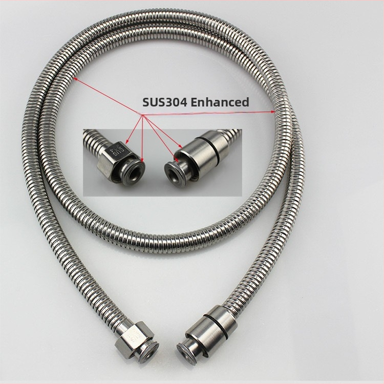 304 nerūdijančio plieno dušo galvutės komplektas | rankinis spaudžiamas lietaus dušas | rankinis montavimas | apvalus formos | Modelis: 304 dušo galvutė
