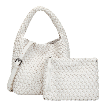 PU nahast vöödiline kott magnetilise luku, polüestervooder, üks rihm