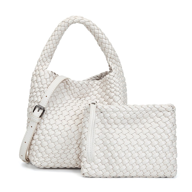 PU nahast vöödiline kott magnetilise luku, polüestervooder, üks rihm