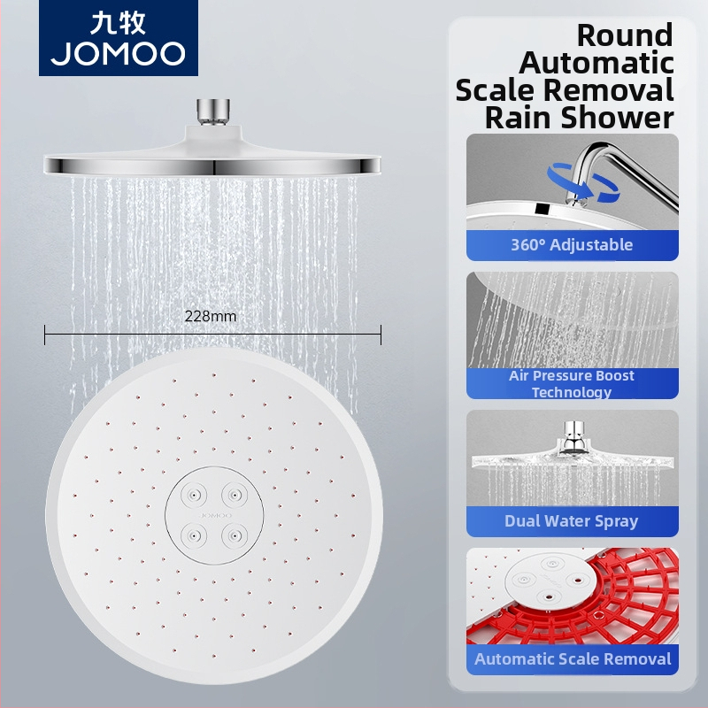 Top Spray душ глава – Jomoo, ABS материал, стенен монтаж, дъждовна функция