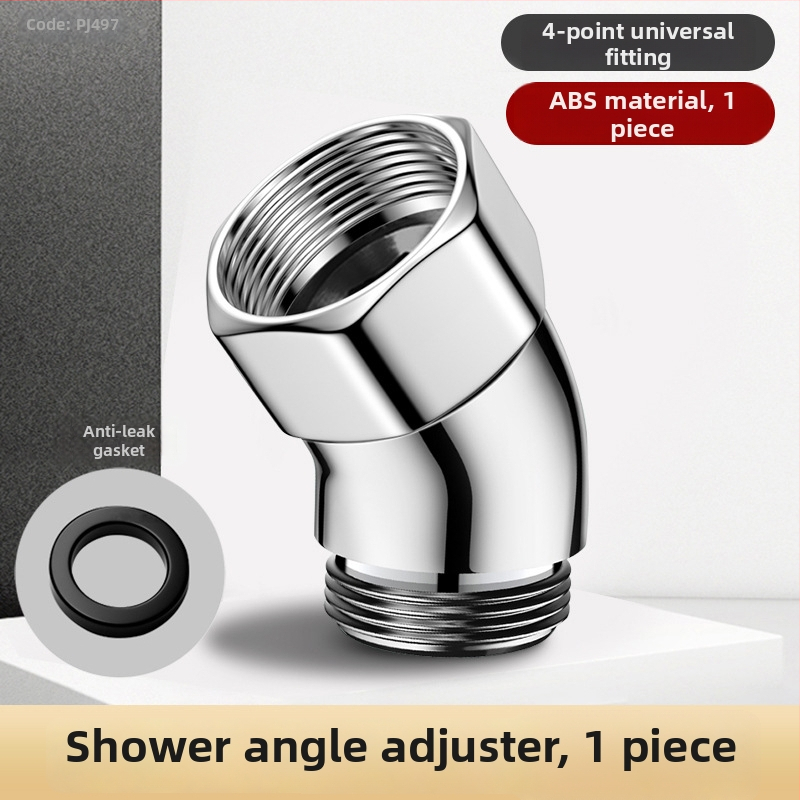 Dušas galvas leņķa regulators — 135° leņķis, 4 punktu regulējams savienotājs, nerūsējošais tērauds, Boonen