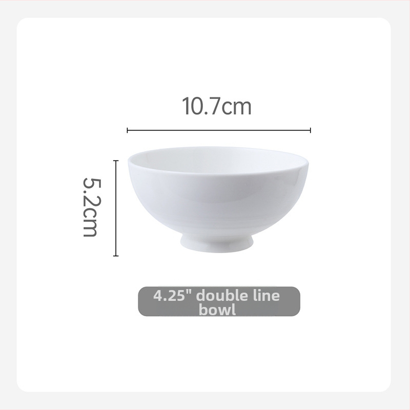 Japonų stiliaus porceleninė dubenėlis sriubai, ryžiams ir makaronams; tinkamas mikrobangoms; underglaze apdaila; apvalus kontūras; šiuolaikinis minimalistinis stilius