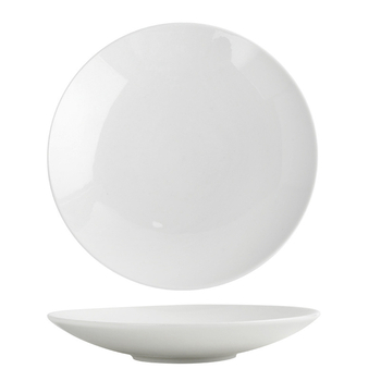 Mu yun porcelianinė apvalios formos lėkštė, underglaze color paviršiaus apdaila, tinkama mikrobangų krosnelėje, šiuolaikiškas paprastas stilius