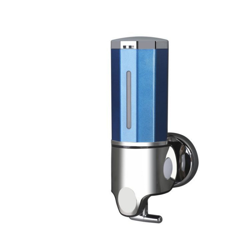 Skysto muilo dozatorius iš ABS ir nerūdijančio plieno, 500 g, injekcinio formavimo technologija, šiuolaikinis minimalistinis stilius, rankinis spaudimas