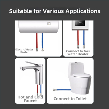 304 nerūdijančio plieno banginis vandens žarna su PVC danga, stora, sprogimo atspari ir apsauganti nuo nudegimų karštam ir šaltam vandeniui