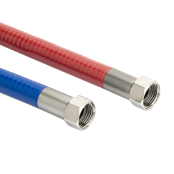 304 nerūdijančio plieno banginis vandens žarna su PVC danga, stora, sprogimo atspari ir apsauganti nuo nudegimų karštam ir šaltam vandeniui