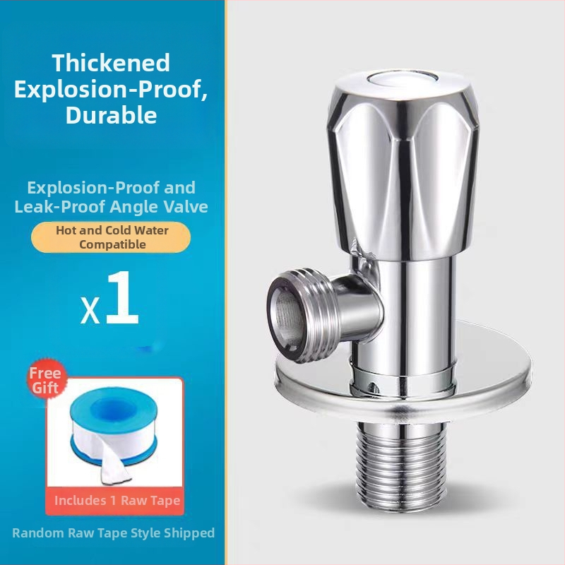 AP001-12 Vaskist seina sisse paigaldatav kolmnurkventiil kuumale ja külmale veele – WC, kraanikauss ja boiler, töö rõhk 10 bar