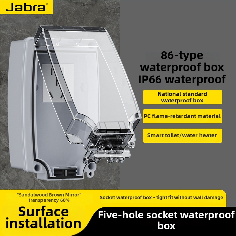Ārējā ūdensnecaurlaidīgā kontaktligzda ar slēdzi, 16A, sienas uzstādīšana, 3C sertifikāts, spriegums 50–440V