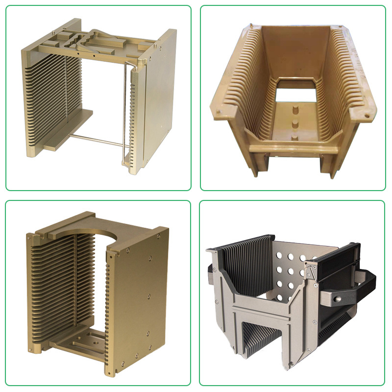 PEEK félvezető wafer doboz, magas hőmérséklet- és kopásálló, wafer szállító / IC hordozó doboz, testre szabható