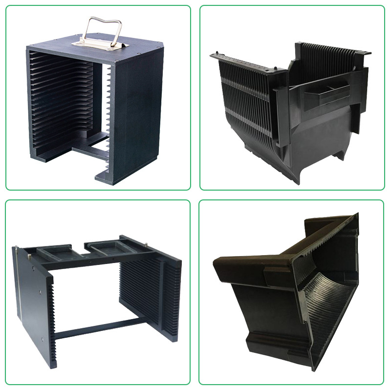 PEEK félvezető wafer doboz, magas hőmérséklet- és kopásálló, wafer szállító / IC hordozó doboz, testre szabható