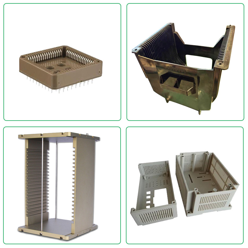 PEEK félvezető wafer doboz, magas hőmérséklet- és kopásálló, wafer szállító / IC hordozó doboz, testre szabható