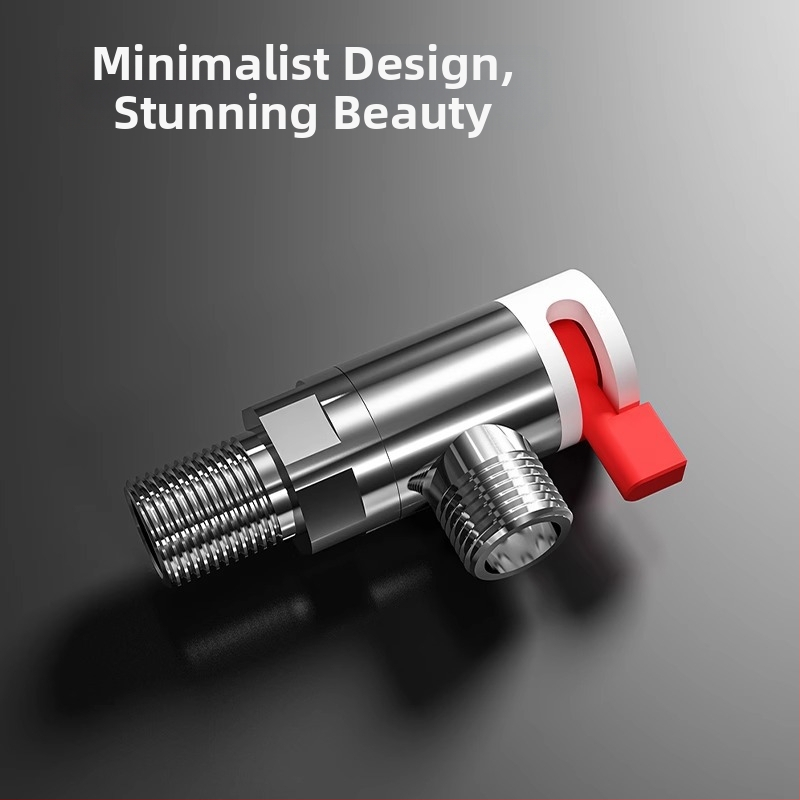 Roostevabast terasest pöörlev sulgeventiil gaasiveebo jaoks – 360° pöörlemine, sisemine diameeter 4 punkti