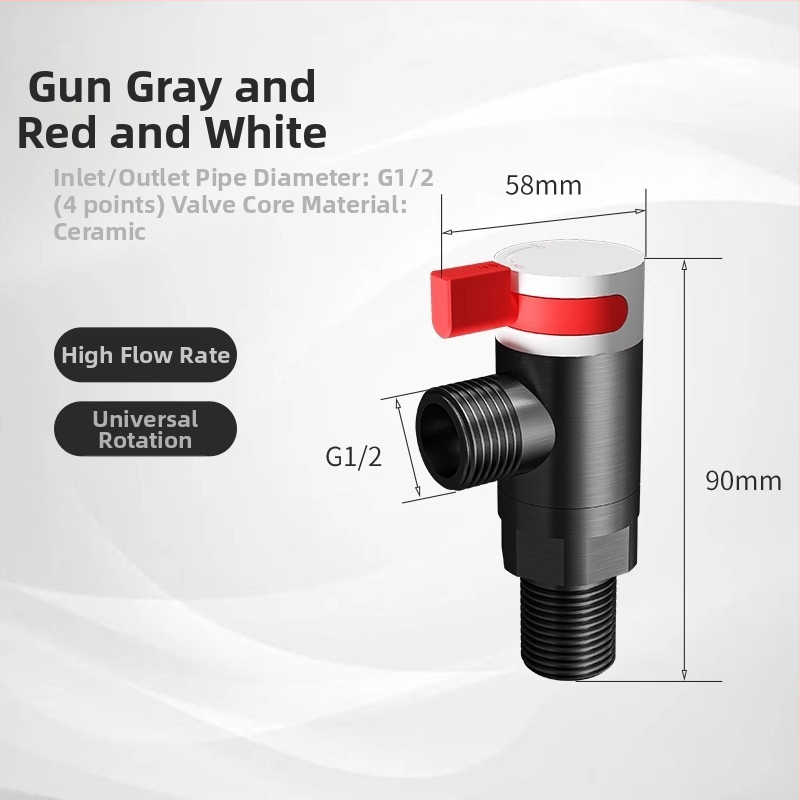 Roostevabast terasest pöörlev sulgeventiil gaasiveebo jaoks – 360° pöörlemine, sisemine diameeter 4 punkti