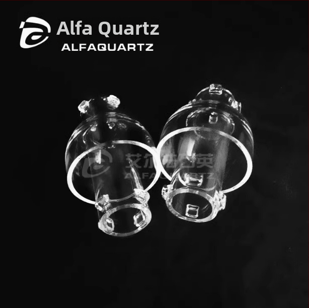 Kvarca stikla izolatora-reaktors, izturīgs augstā temperatūrā, augstas tīrības pusvadītājs, Elfa Quartz