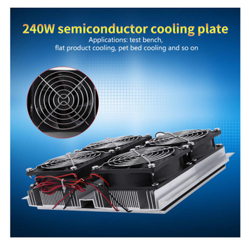 Termoelektrikus hűtőmodul 12706 hűtőlemezzel, 12V, 240W