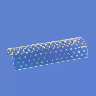 Elfa Quartz görbe perforált kvarc üvegcső grillfedél gáztűzhelyhez – magas hőmérséklet- és korrózióállóság