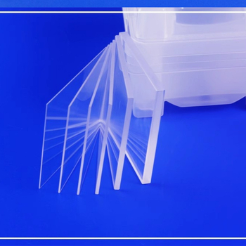 Kvarc üveg megfigyelő ablakhoz készített lemez, magas hőmérsékletű megfigyelésre, nagy átlátszóság, optikai minőség, testreszabható