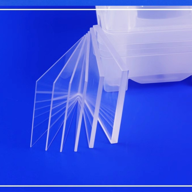 Kvarc üveg megfigyelő ablakhoz készített lemez, magas hőmérsékletű megfigyelésre, nagy átlátszóság, optikai minőség, testreszabható