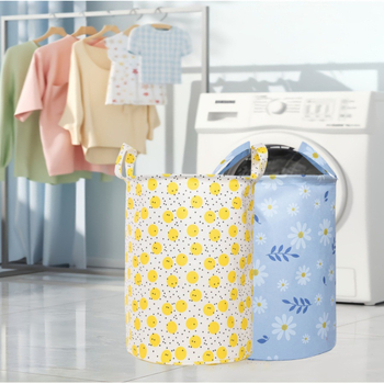 Didelio talpumo nešiojamas sulankstomos drabužių laikymo krepšys iš neausta audinio