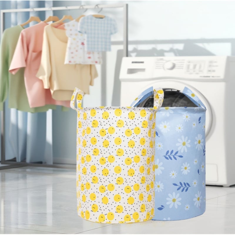 Didelio talpumo nešiojamas sulankstomos drabužių laikymo krepšys iš neausta audinio