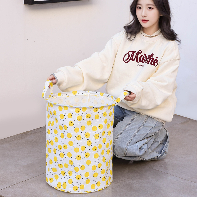 Didelio talpumo nešiojamas sulankstomos drabužių laikymo krepšys iš neausta audinio