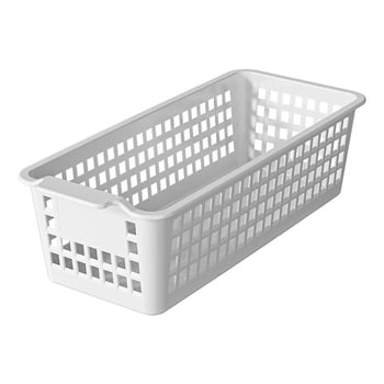 Plastični koš za odlaganje, pravokutnog oblika, moderan i jednostavan stil, pogodan za daljinske upravljače, voće, povrće, kozmetiku, knjige