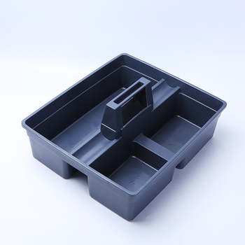 Coș de depozitare din plastic, stil Japonez, model AF08405, 15 bucăți, White clouds